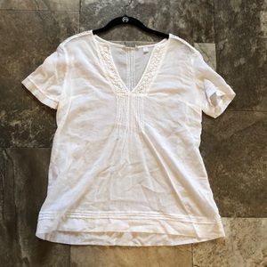 New York & Co. white gauze tunic